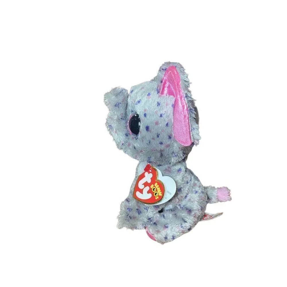 TY Beanie Boos - SPECKS the Speckled Elephant small 6 inches Stuffed Plush Toy G